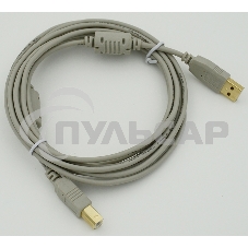 Кабель USB 2.0 PRO Am-Bm /Экран, покрытие Gold flash, 2x ферритовых фильтра 3м