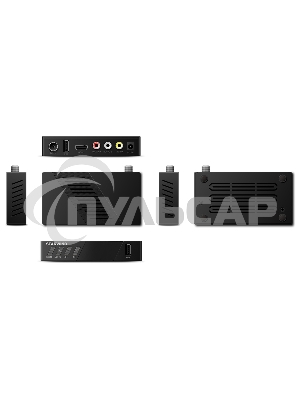 Ресивер DVB-T2 Starwind CT-140 черный