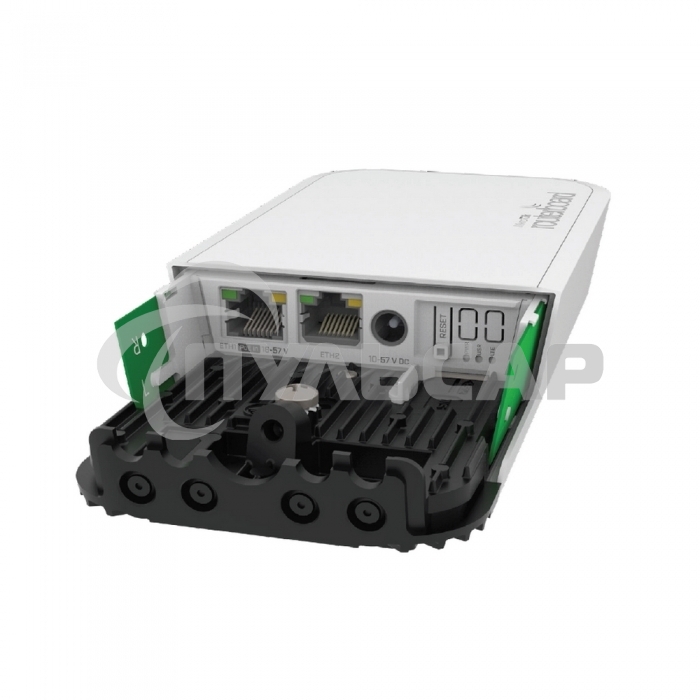 Точка доступа Mikrotik RBwAPGR-5HacD2HnD&;R11e-LTE6 wAP ac LTE Kit with four core 710MHz CPU, 128MB RAM, 2x Gigabit LAN, built-in 2.4Ghz 802.11b/g/n Dual Chain wireless with integrated antenna, built-in 5Ghz 802.11an/ac Dual Chain wireless with integrated
