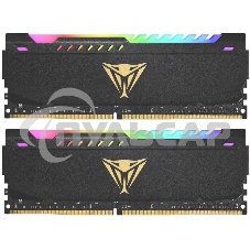 Оперативная память Patriot Viper Steel, DDR4, 32Gb (2x16Gb), 3600MHz, CL20, DIMM, с радиатором, RGB, черный