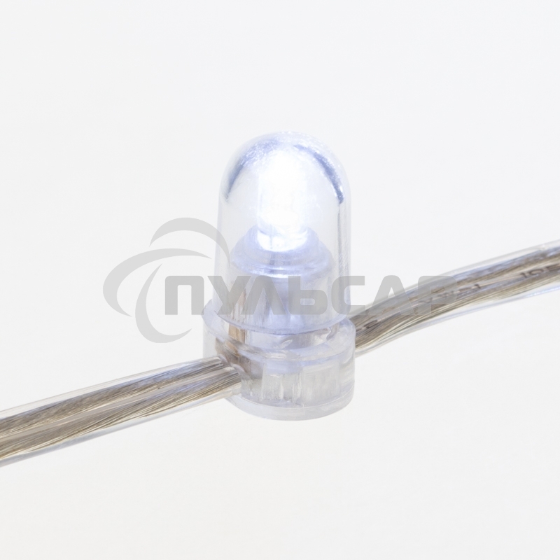 Гирлянда Neon-night LED Клип-лайт 12 V, прозрачный ПВХ, 150 мм, цвет диодов белый Flashing (белый)