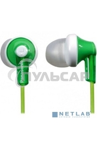 Наушники Panasonic RP-HJE118GUG зеленый 1.1м
