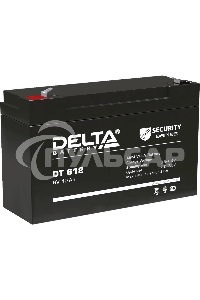 Аккумуляторная батарея Delta series DT, DT 612, voltage 6V, capacity 12Ah (discharge 20 hours)