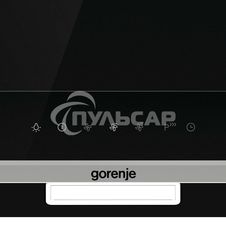 Вытяжка наклонная Gorenje WHI649X21P черный/серебристый, 60 см, 740 куб. м/ч, 67 дБ