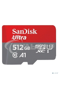 Флеш карта microSD 512Gb SanDisk microSDXC Class 10 Ultra UHS-I A1 140Mb/s
