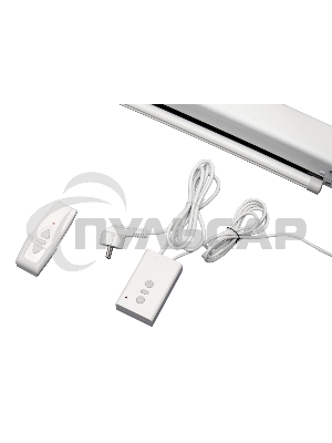 Экран Cinema S'OK SCPSM-400x225FG-ED120 16:9 181' Pro настенно-потолочный, моторизованный, 400x225см, фибергласс, белый корпус экстрадроп 120см