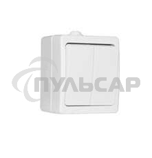 Выключатель 2-кл. ОП Аллегро 10А IP54 белый UNIVersal 5563491