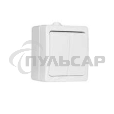 Выключатель 2-кл. ОП Аллегро 10А IP54 белый UNIVersal 5563491 Выключатель 2-кл. ОП Аллегро 10А IP54 белый UNIVersal 5563491
