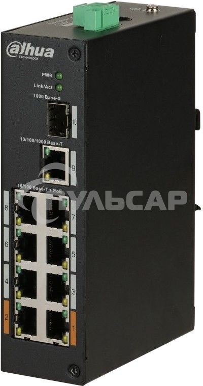 Коммутатор Dahua DH-PFS3110-8ET-96 неуправляемый