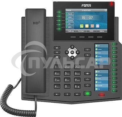 Телефон IP Fanvil X6U черный