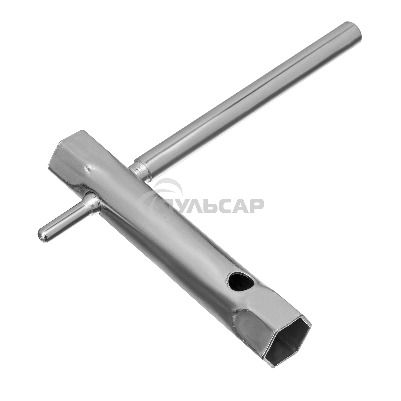 Набор ключей-трубок торцевых, 8 х 17 мм, вороток, оцинкованные, 6 шт. Sparta 137405