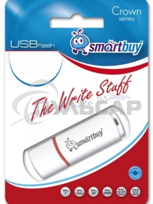 Флешка USB Smartbuy 64 Gb,Smartbuy Crown белый (SB64 GbCRW-W)