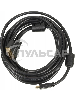 Кабель Ningbo DVI-D/HDMI 24M/19M 5m позолоченные контакты ферритовые кольца