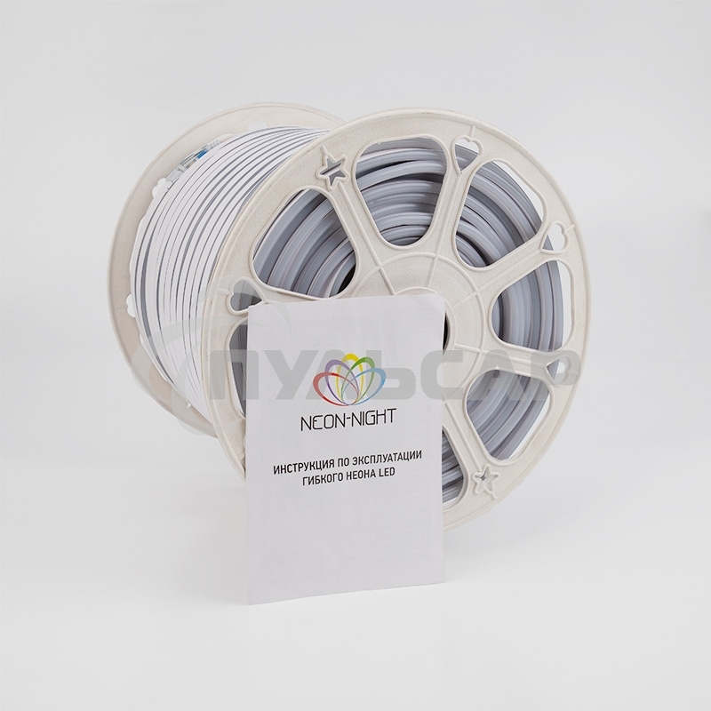 Гибкий неон Neon-night LED SMD 8х16 мм, белый, 120 LED/м,
