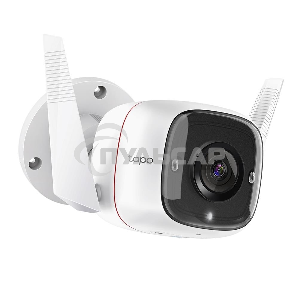 Видеокамера IP TP-Link Tapo C310 белый 3MP indoor & outdoor IP camera, 30m Night Vision, IP66 dust & waterproof, Motion Detection and Notification, 2-way Audio, supports Micro SD card storage, easy setup with APP