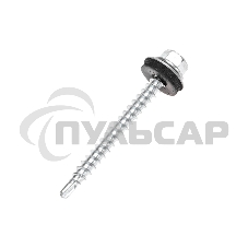 Саморез кровельный KRANZ 4,8х50, цинк, короб (150 шт/уп)