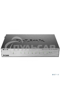 Неуправляемый коммутатор с 8 портами 10/100Base-TX D-Link DES-1008D/(K2A/K3A)RU/J1A/J2A/L2A/L2B