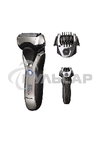 Электробритва сетчатая Panasonic ES-RT77-S520 реж.эл.:3 питан.:аккум. серебристый/черный