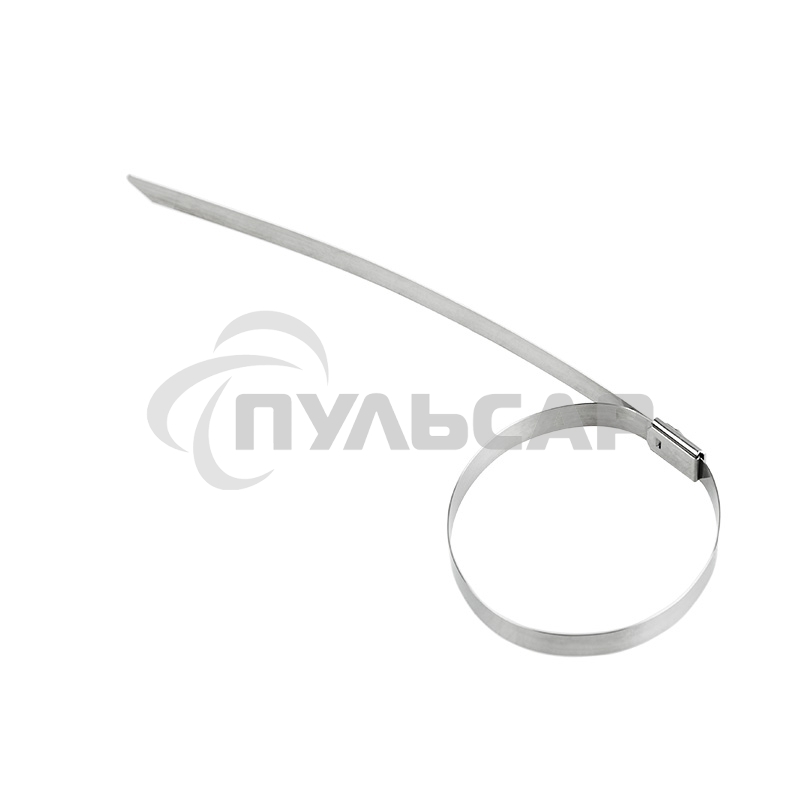 Хомут-стяжка стальной 400x7,9 мм, упаковка 100 шт. Rexant