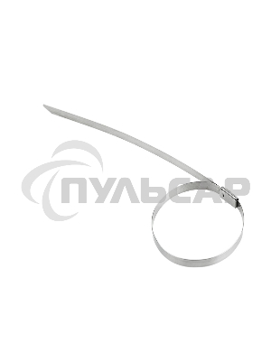 Хомут-стяжка стальной 400x7,9 мм, упаковка 100 шт. Rexant