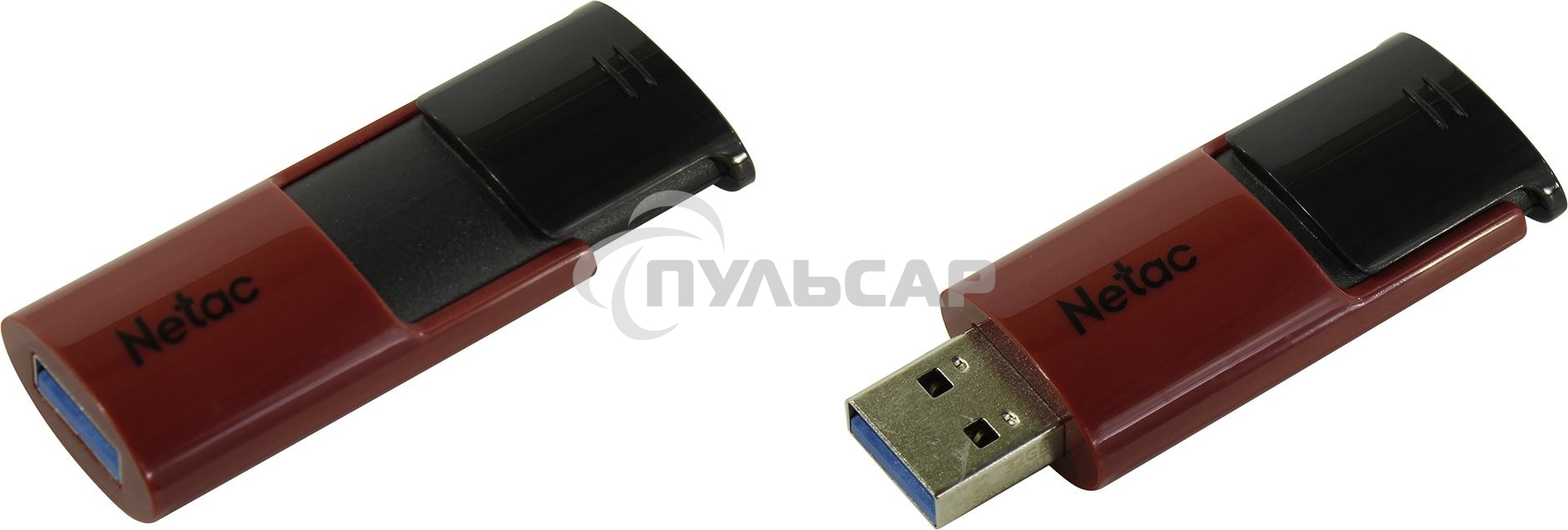 Флешка USB Netac U182 Red USB 3.0 128 Gb, retail version