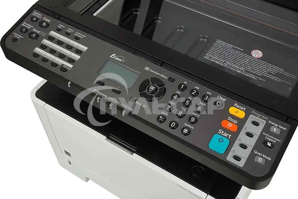 МФУ лазерное Kyocera Ecosys M2040dn (Азия) (1102S33AX0), A4, ч/б, печ. до 40 стр/мин., скан. до 40 стр/мин. (ч/б) 23 стр/мин. (цвет), 1200 x 1200 dpi (печать) 600x600dpi (скан.), USB, RJ-45 (старт.картр. TK-1178)