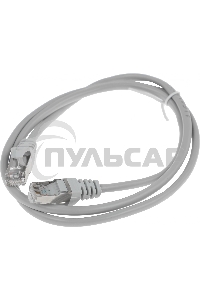 Патч-корд FTP Cablexpert кат.5e, 1м, литой, многожильный (серый)