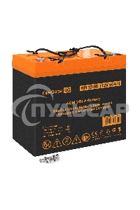 Аккумуляторная батарея ExeGate HR 12-55 (12V 55Ah, болт М6)