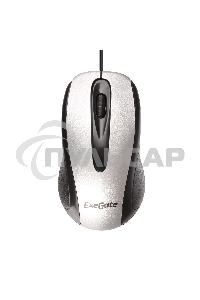 Мышь проводная ExeGate Professional Standard SH-9026S серебристый, 1000 dpi, USB, кнопки - 3