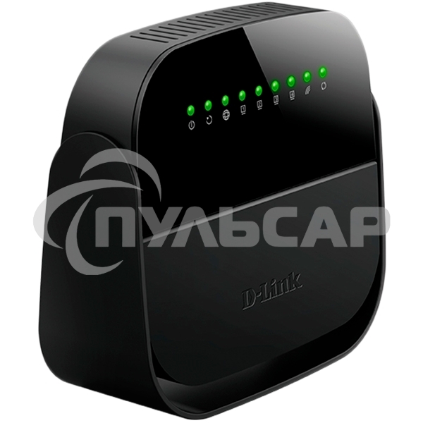 Роутер беспроводной D-Link DSL-2640U/R1A ADSL2+ черный (Annex A)