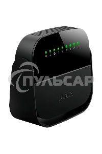 Роутер беспроводной D-Link DSL-2640U/R1A ADSL2+ черный (Annex A)