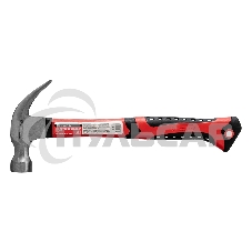 Молоток-гвоздодер Matrix 450 г, боек 27 мм, фибергласовая обрезиненная рукоятка