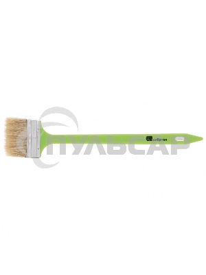 Кисть радиаторная 75 мм, натуральная щетина, пластиковая ручка Сибртех