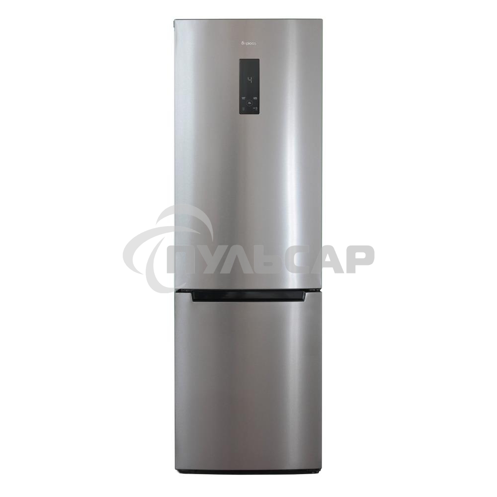 Холодильник Бирюса Б-I960NF нержавеющая сталь двухкамерный 240/100л морозилка снизу, No Frost