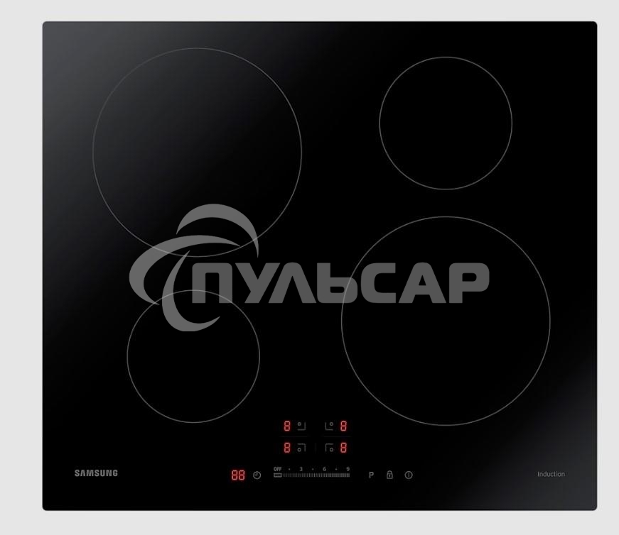Индукционная варочная панель Samsung NZ64H37070K/WT черный