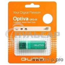 Флешка USB 2.0 QUMO 16 Gb Optiva 01 Green QM16GUD-OP1-green