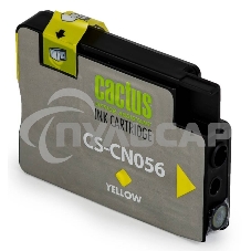 Картридж струйный Cactus CS-CN056 №933 желтый (14 мл) для HP OfficeJet 6600