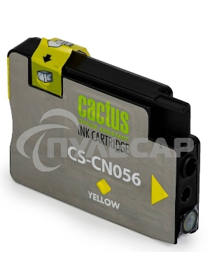 Картридж струйный Cactus CS-CN056 №933 желтый (14 мл) для HP OfficeJet 6600