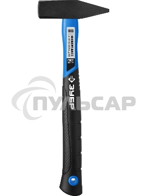 Молоток слесарный ЗУБР Фибергласс 20020-10_z01 1000 г с фиберглассовой рукояткой