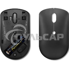 Мышь беспроводная Lenovo 400 черный, 2400 dpi, радиоканал, USB-C, кнопки - 4