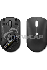 Мышь беспроводная Lenovo 400 черный, 2400 dpi, радиоканал, USB-C, кнопки - 4