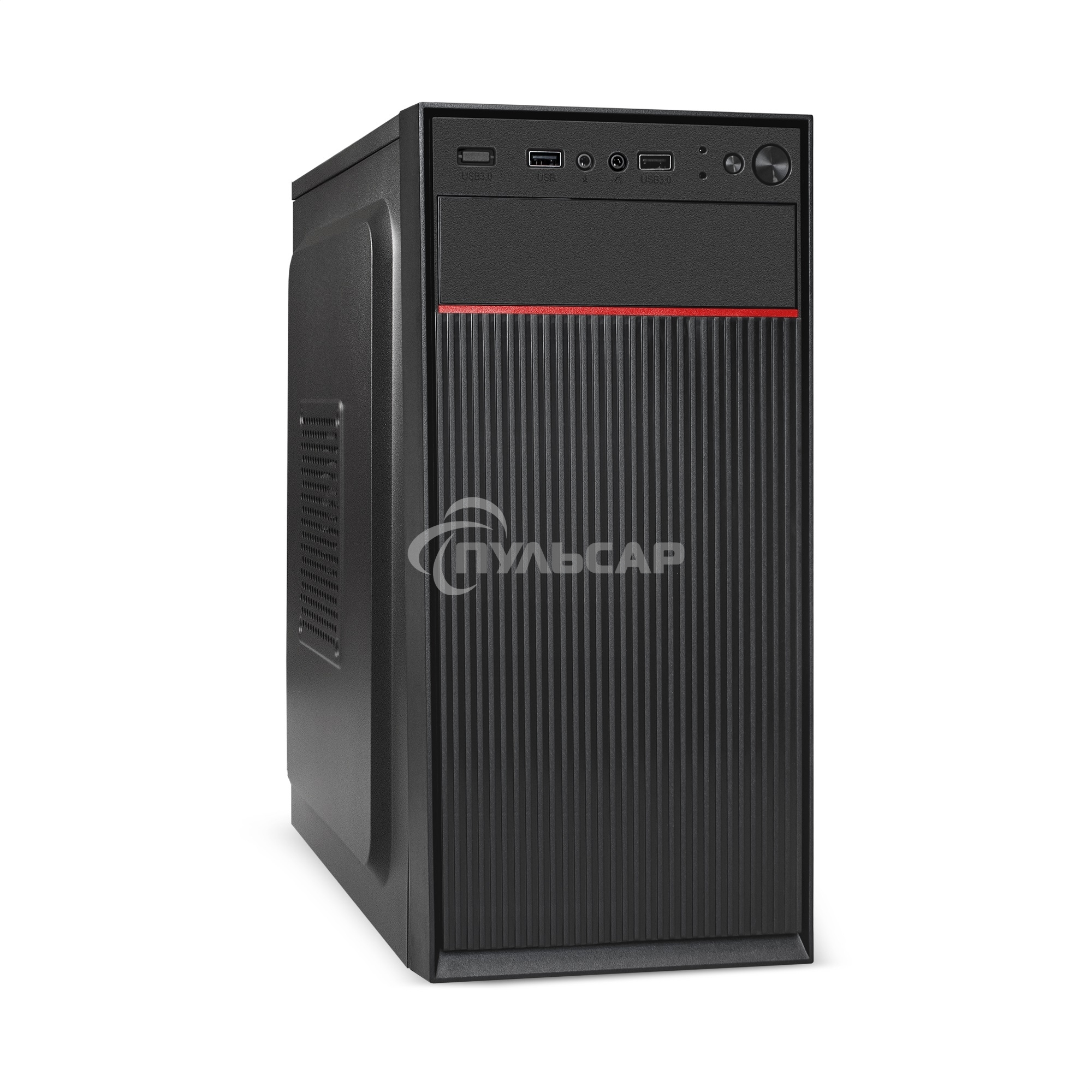 Компьютерный корпус Minitower ExeGate BAA-113-AAA450 (mATX, БП AAA450 с вент. 8см, 2*USB, аудио, черный)