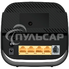 Роутер беспроводной D-Link DSL-2640U/R1A ADSL2+ черный (Annex A)