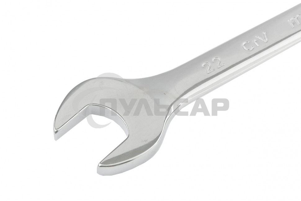 Ключ комбинированный Matrix, 22 мм, CrV, полированный хром