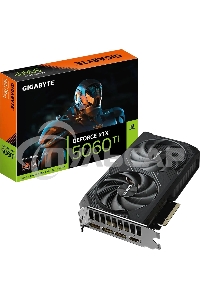 Видеокарта Gigabyte PCI-E 5.0 GV-N506TWF2OC-8GD 1.0 NVIDIA GeForce RTX 5060TI 8Gb 128bit GDDR7 2587/28000 HDMIx1 DPx3 HDCP Ret