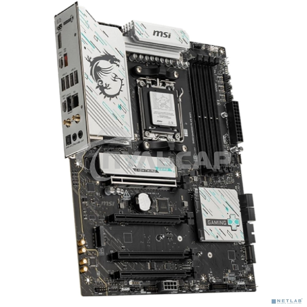 Материнская плата MSI B850 GAMING PLUS WIFI SocketAM5 AMD B850 4xDDR5 ATX AC`97 8ch(7.1) 5Gigabit RAID+DP