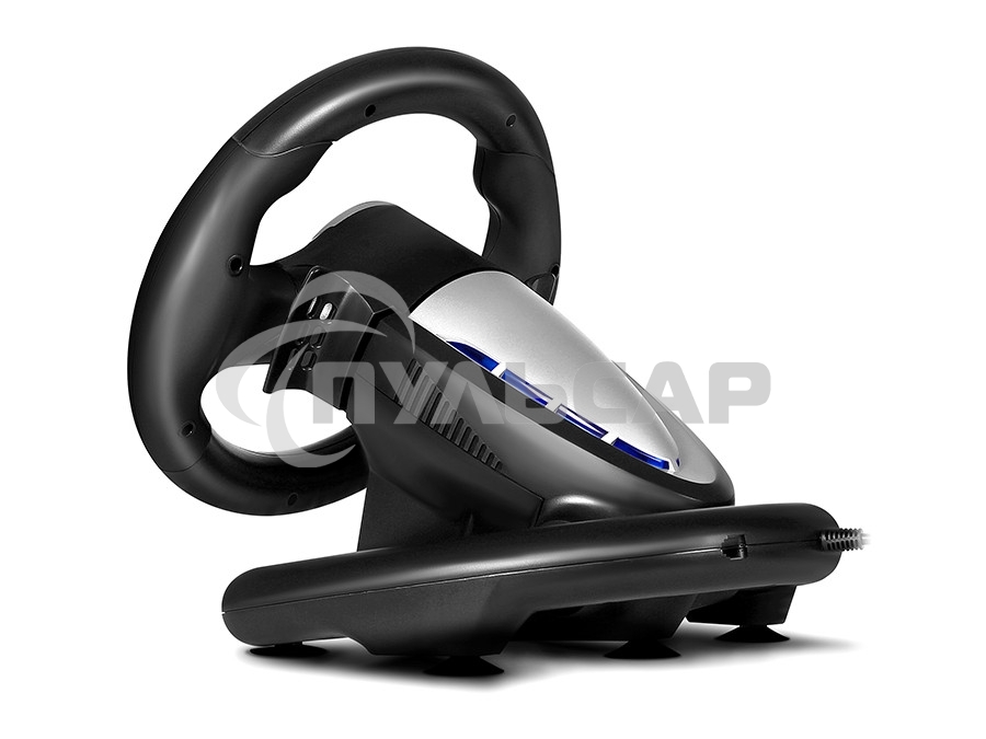 Руль SVEN GC-W500 (педали, вибро, скоба, лепестки, D-pad, 10 кл, резин. вставки, PC/Xinput)