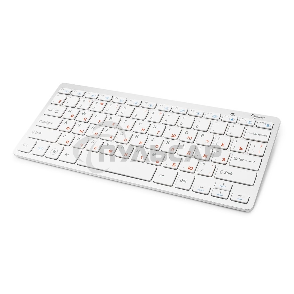 Комплект клавиатура + мышь Gembird KBS-7001-RU Wireless, ноутбучн. механизм клавиш 2.4ГГц/10м, мини-приемник- USB