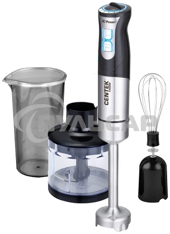 Блендер погружной Centek CT-1342 1400 Вт, черный/стальной