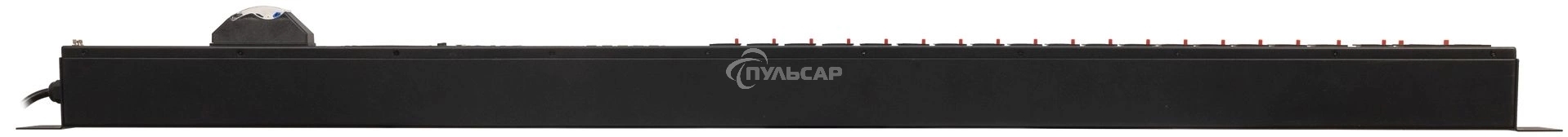 Блок распределения питания Powercom PDU-16AVMS20-18C13-2C19 18*C13+2*C19, 16A, 1,5U (1968234)